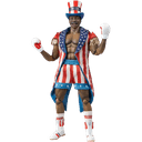 Figura Rocky IV Exquisite Super Series Action Figure 1/12 Apollo de 16 cm