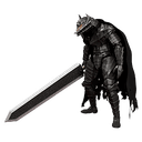 Model Kit Berserk Plamatea Guts: Berserker Armor Ver. (re-run) de 19 cm