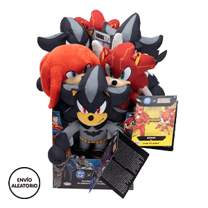 Peluche Sonic Project Jacket (Sonic, Knuckles, Shadow & Silver) de 25 cm (surtido) (REACONDICIONADO)