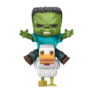 Figura Minecraft Chicken Jockey de 30 cm
