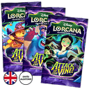 Sobre de cartas Disney Lorcana Attack of the Vine! Booster Pack (inglés)