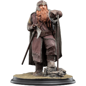 Figura El Señor de los anillos Statue 1/6 Gimli Hunter of the Plains de 27 cm