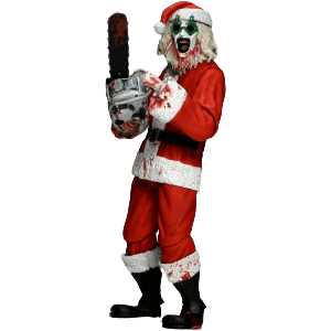 Figura Terrifier 3 Action Figure Ultimate Santa Suit Art the Clown (Bloody Version) de 18 cm