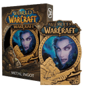 Lingote metalico replica caratula World of Warcraft Edicion limitada