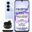 Realme C100 5G 4/256GB Morado + Auricular Techlife