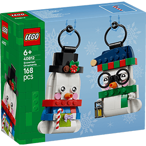 LEGO Adornos de Muñecos de Nieve 40812