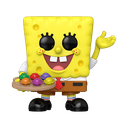 Figura POPAnimación: Bob Esponja con Bonitas Hamburguestas (Glow) (REACONDICIONADO)