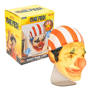 Lámpara One Piece Buggy Mask de 19 cm