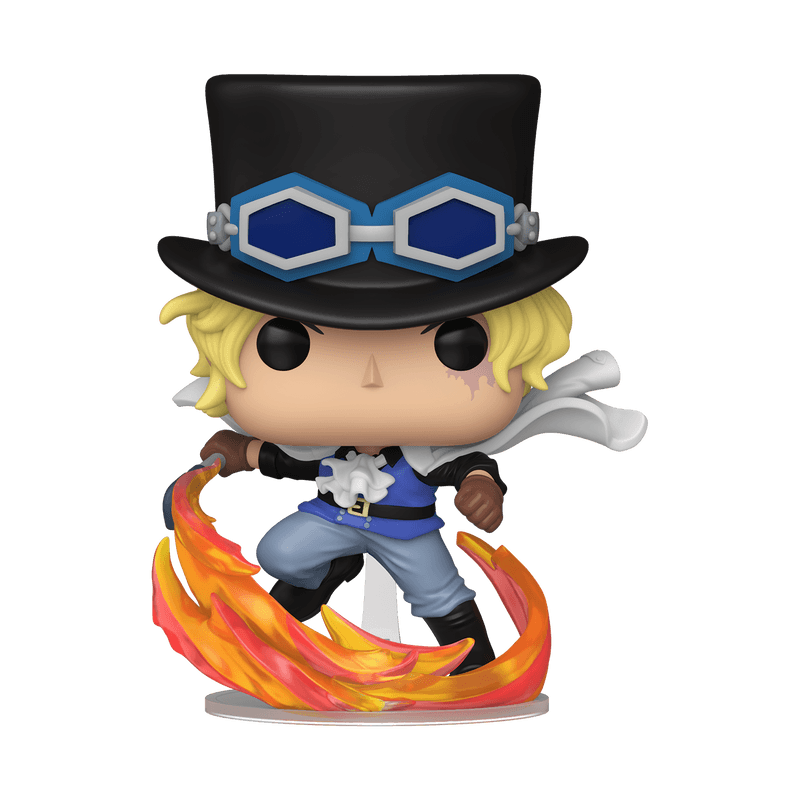 Figura POP Animación: Sabo atacando con tubería (REACONDICIONADO)