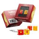Set de 2 dados de resina Catan D6 Sharp Edge