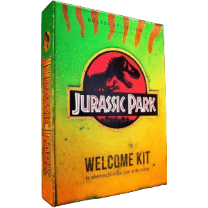 Caja de regalo Jurassic Park Welcome Kit Collector´s Box Core Edition