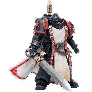 Figura articulada Warhammer 40k Black Templars Primaris Sword Brethren Eberwulf de 12 cm