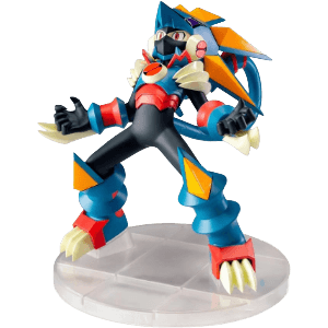 Figura Mega Man Battle Network Luminasta Mega Man Gregar Beast de 17 cm