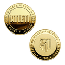 Moneda dorada Atlético de Madrid Edición especial con Escudo e inscripción ATLETI