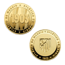 Moneda dorada Atlético de Madrid Edición especial con Escudo y año de su Fundación "1903"