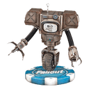 Figura Fallout Victor the Securitron de 25 cm