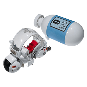 Figura Dragon Ball Changearts Hoi-Poi Capsule No. 9 Bulma´s Motorcycle de 8 cm