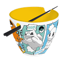 Bowl de Ramen con palillos Pokémon Starters Manga