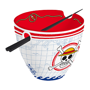 Bowl de Ramen con palillos One Piece Monkey D. Luffy