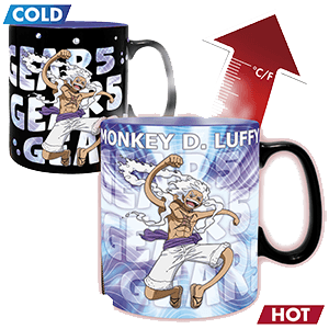 Taza Termosensible One Piece Gear 5th de 460 ml