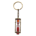 Llavero metálico 3D Harry Potter Reloj de Arena Gryffindor