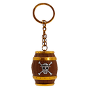 Llavero metálico 3D One Piece Barril