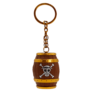 Llavero metálico 3D One Piece Barril