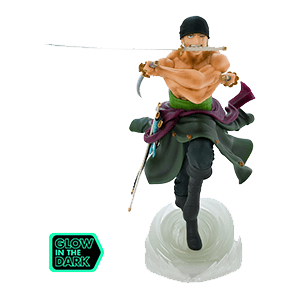 Figura luminiscente One Piece Zoro de 18 cm