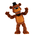 Peluche con sonido articulado Five Nights at Freddy´s Freddy clásico de 35 cm