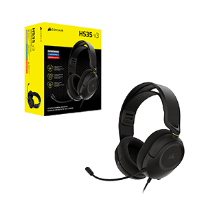 Corsair HS35 Stereo V3 Black PC - PS5 - PS4 - Xbox - Switch - Auriculares Gaming
