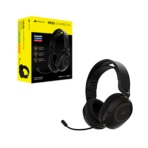 Corsair HS35 V3 Wireless Bluetooth Black PC - PS5 - PS4 - Switch - Movil - Auriculares Gaming