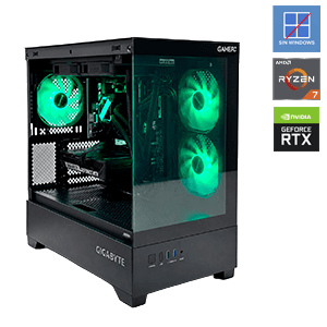Gigabyte Game edit. 201D R7-5700X/32GB/2Tb/5060/W11 (sin activar). Sobremesa gaming