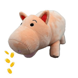 Hucha de Peluche Toy Story Cerdito Hamm de 20 cm