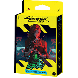 Mazo de cartas Starter deck Cyberpunk The Heist (ingles)