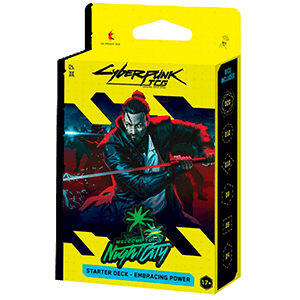 Mazo de cartas Starter deck Cyberpunk Embracing Power (ingles) 