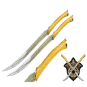 Replica cuchillos El Señor de los anillos 1/1 Fighting Knives of Legolas