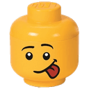 Caja de almacenaje LEGO Head Silly de 19 cm