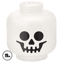Caja de almacenaje LEGO Head Skeleton de 19 cm