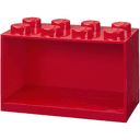 Estanteria LEGO Brick 8 roja de 32 cm