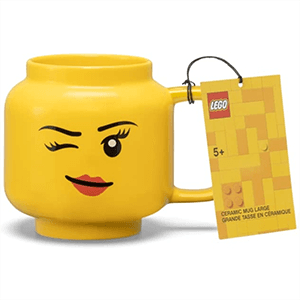Taza LEGO Head Bright Yellow de 530 ml