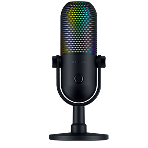 Razer Seiren V3 Chroma 32 bit DSP Black - Microfono Gaming