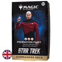Mazo de cartas Magic: The Gathering Star Trek Commander Deck - Federation Fleet (ingles)