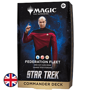 Mazo de cartas Magic: The Gathering Star Trek Commander Deck - Federation Fleet (ingles)