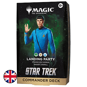 Mazo de cartas Magic: The Gathering Star Trek Commander Deck - Landing Party (ingles)