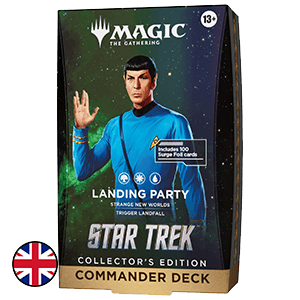 Mazo de cartas Magic: The Gathering Star Trek Commander Deck Collector - Landing Party (inglés)