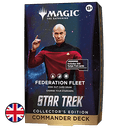Mazo de cartas Magic: The Gathering Star Trek Commander Deck Collector - Federation Fleet (inglés)