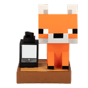 Figura de Exterior con Luz Minecraft Fox Gnome Light