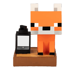 Figura de Exterior con Luz Minecraft Fox Gnome Light