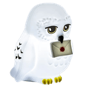 Lámpara decorativa Harry Potter Hedwig SquishyGlo Silicone Light Rechargeable