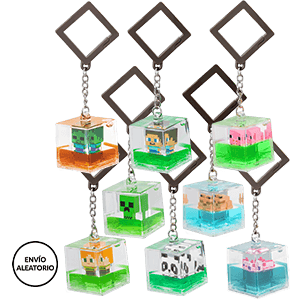 Colgante para Bolsos y mochilas Minecraft Bobbin Backpack Buddies (surtido)